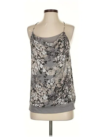 Pre-owned Express Sleeveless Blouse In Gray