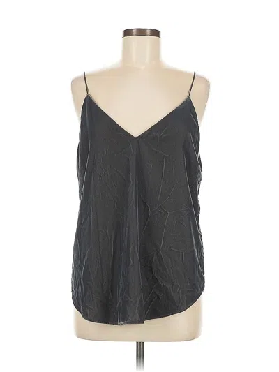 Pre-owned Express Sleeveless Blouse In Gray