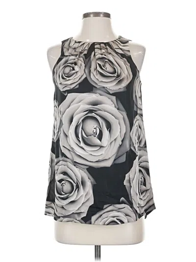 Pre-owned Express Sleeveless Blouse In Gray