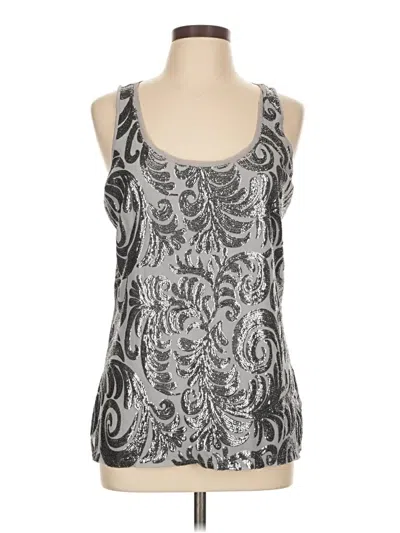 Pre-owned Express Sleeveless Blouse In Gray