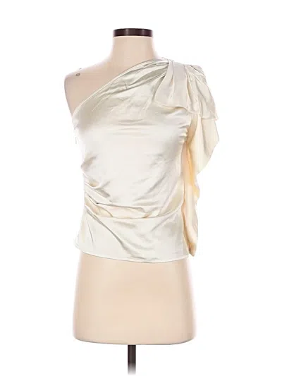 Pre-owned Express Sleeveless Blouse In Ivory