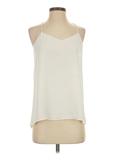 Pre-owned Express Sleeveless Blouse In Ivory