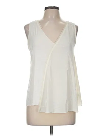 Pre-owned Express Sleeveless Blouse In Ivory