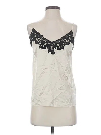Pre-owned Express Sleeveless Blouse In Ivory