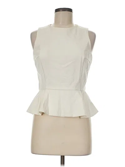 Pre-owned Express Sleeveless Blouse In Ivory
