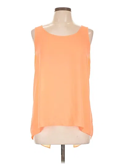 Pre-owned Express Sleeveless Blouse In Orange