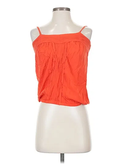 Pre-owned Express Sleeveless Blouse In Orange