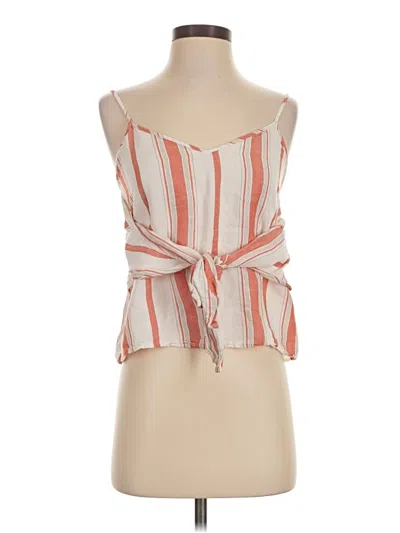 Pre-owned Express Sleeveless Blouse In Orange