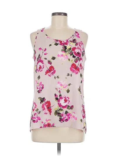 Pre-owned Express Sleeveless Blouse In Pink