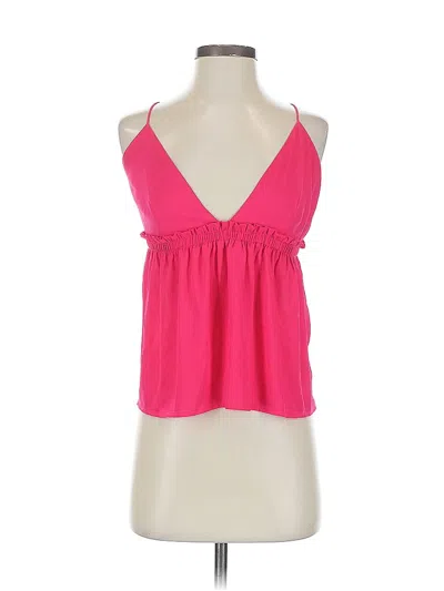 Pre-owned Express Sleeveless Blouse In Pink