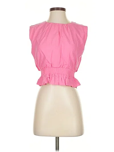 Express Sleeveless Blouse In Pink
