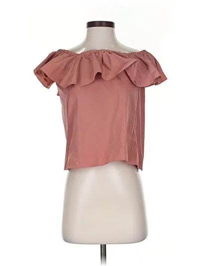 Pre-owned Express Sleeveless Blouse In Pink