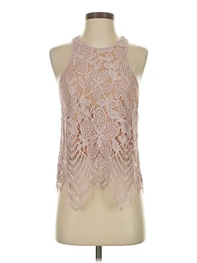 Pre-owned Express Sleeveless Blouse In Pink