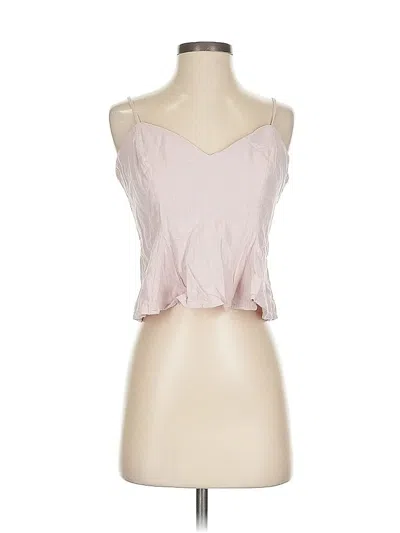 Pre-owned Express Sleeveless Blouse In Pink
