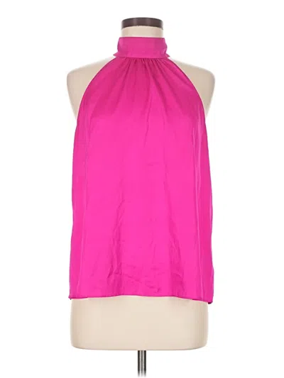 Pre-owned Express Sleeveless Blouse In Pink