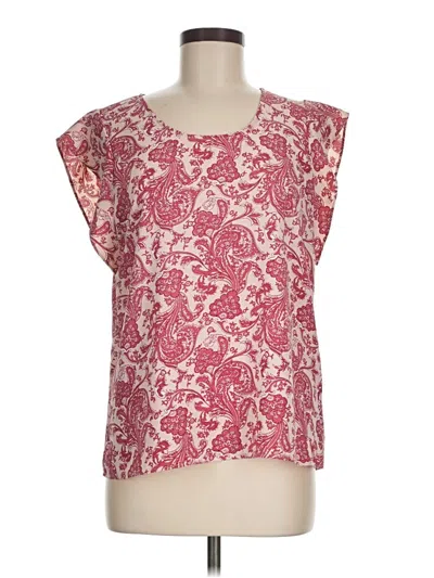 Pre-owned Express Sleeveless Blouse In Pink