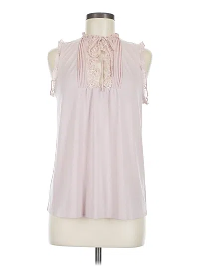 Pre-owned Express Sleeveless Blouse In Pink