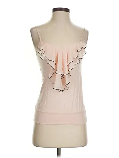 Pre-owned Express Sleeveless Blouse In Pink