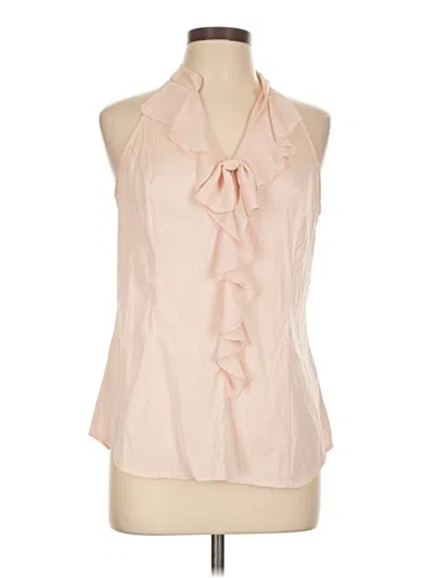 Pre-owned Express Sleeveless Blouse In Pink