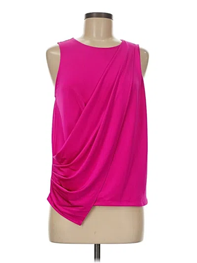 Pre-owned Express Sleeveless Blouse In Pink