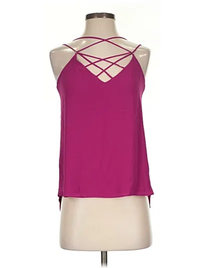 Pre-owned Express Sleeveless Blouse In Pink