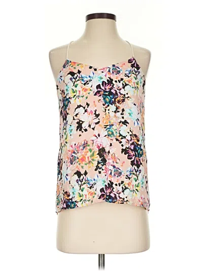Pre-owned Express Sleeveless Blouse In Pink