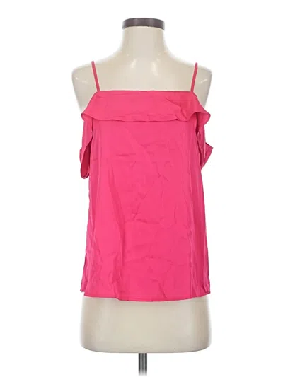Pre-owned Express Sleeveless Blouse In Pink