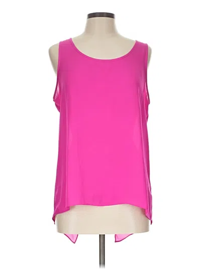 Pre-owned Express Sleeveless Blouse In Pink