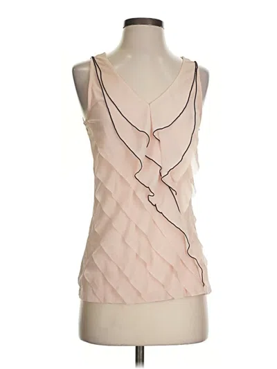 Pre-owned Express Sleeveless Blouse In Pink