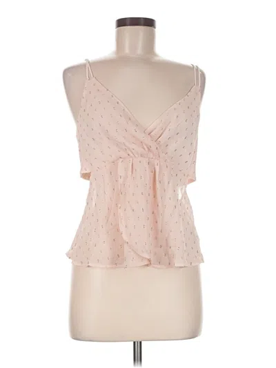 Pre-owned Express Sleeveless Blouse In Pink
