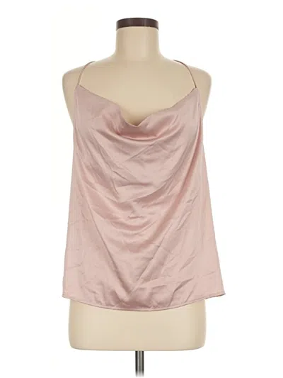 Pre-owned Express Sleeveless Blouse In Pink