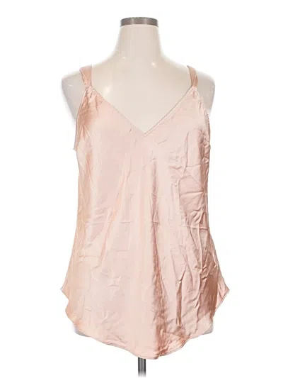 Pre-owned Express Sleeveless Blouse In Pink