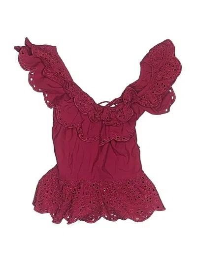 Pre-owned Express Sleeveless Blouse In Pink