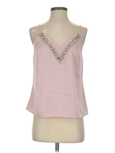 Pre-owned Express Sleeveless Blouse In Pink