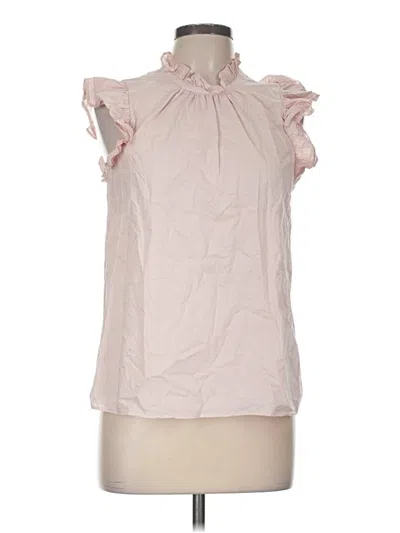 Pre-owned Express Sleeveless Blouse In Pink