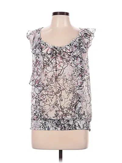 Pre-owned Express Sleeveless Blouse In Pink