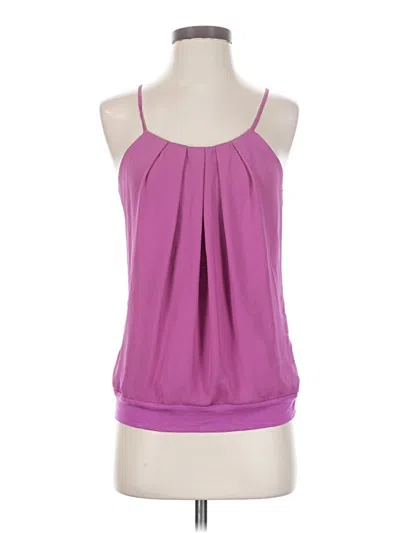 Pre-owned Express Sleeveless Blouse In Purple