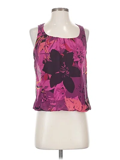 Pre-owned Express Sleeveless Blouse In Purple