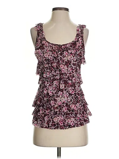 Pre-owned Express Sleeveless Blouse In Purple
