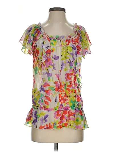 Pre-owned Express Sleeveless Blouse In Purple