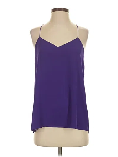 Pre-owned Express Sleeveless Blouse In Purple