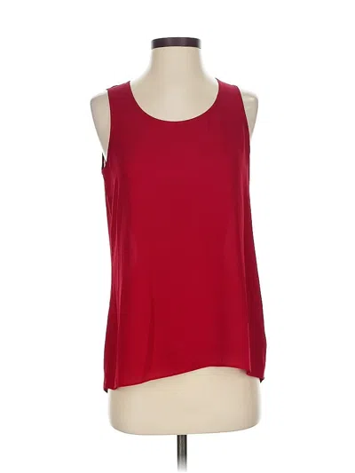Pre-owned Express Sleeveless Blouse In Red