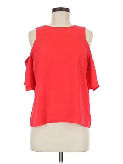 Pre-owned Express Sleeveless Blouse In Red