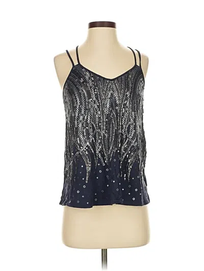 Pre-owned Express Sleeveless Blouse In Silver