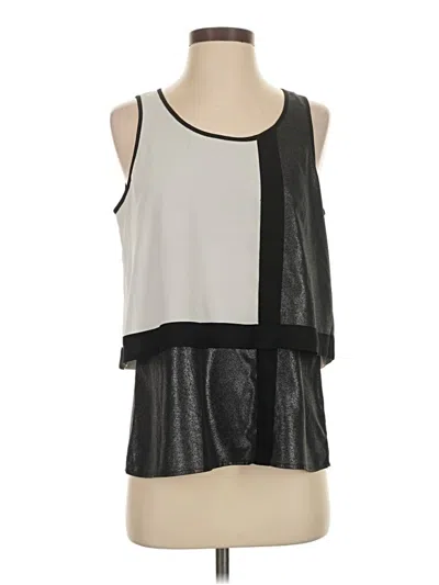 Pre-owned Express Sleeveless Blouse In Silver