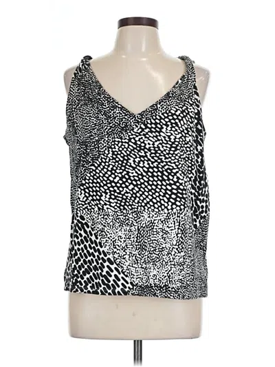 Pre-owned Express Sleeveless Blouse In Silver