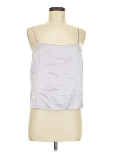 Pre-owned Express Sleeveless Blouse In Silver