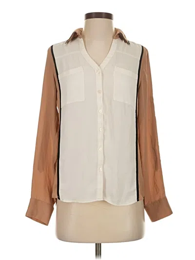Pre-owned Express Sleeveless Blouse In Tan