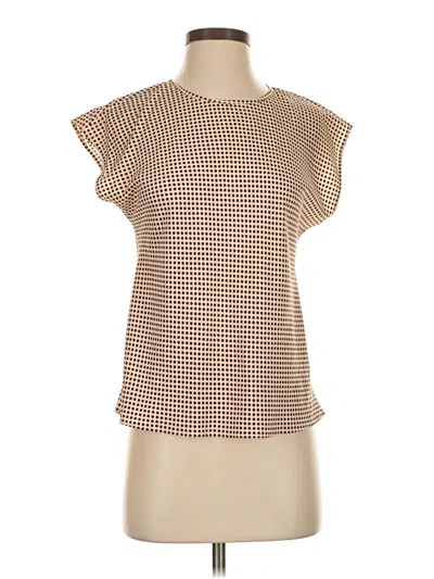 Pre-owned Express Sleeveless Blouse In Tan