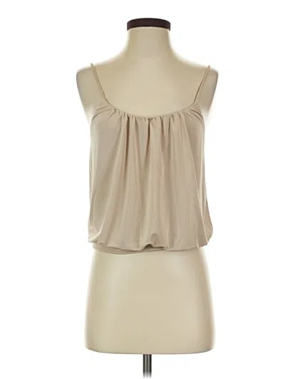 Express Sleeveless Blouse In Tan